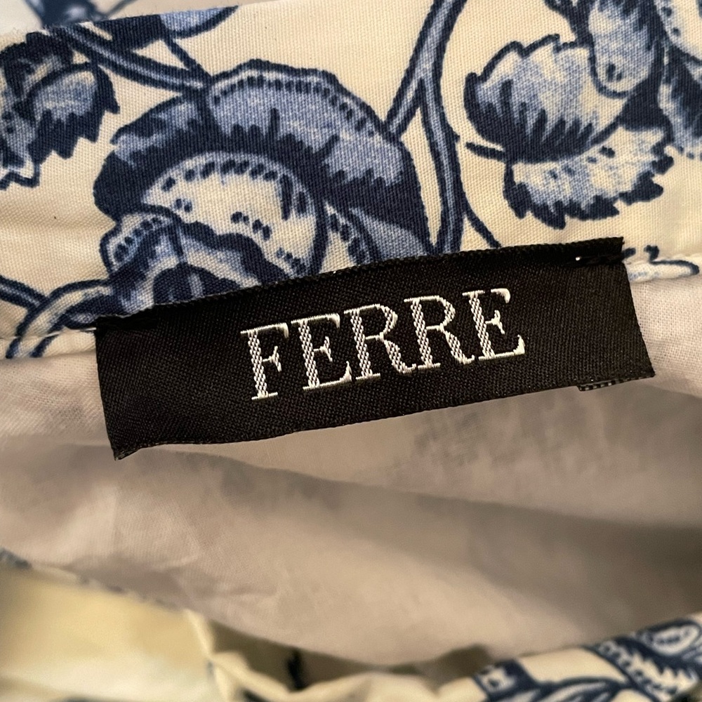 Gianfranco FERRE Floral-Print Tiered Midi Skirt - Picture 6 of 7